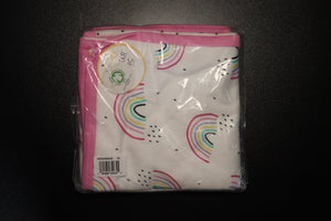 Little Star 100% Organic Cotton 2 Pack Girls Receiving Blanket