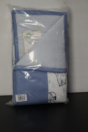 Little Star 100% Organic Cotton 1 Pack Baby Boy Reversible Quilt