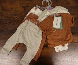 Little Star 100% Organic Cotton 6 Piece Baby Outfit Set