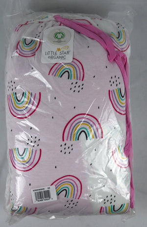 Little Star 100% Organic Cotton 3 Piece Crib Bedding Set - Reversible Comforter and 2 Fitted Sheets